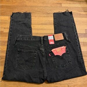 Levi's Black Denim Jeans NWT 29x26